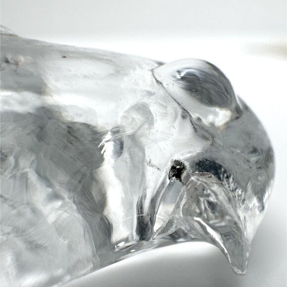 Kosta Boda Vintage MCM 70s Vallien Glass Dove Bird Suncatcher Pendant Ornament - Picture 5 of 5